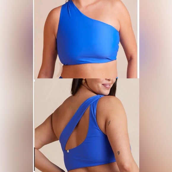 summersalt Other - Summersalt Sidestroke Bikini Top limited edition Hydrangea blue- size 18 UPF 50+